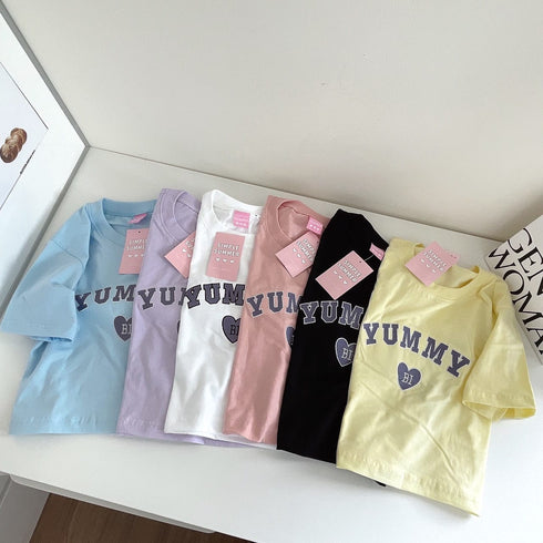 Yummy Crop Tops T-Shirts